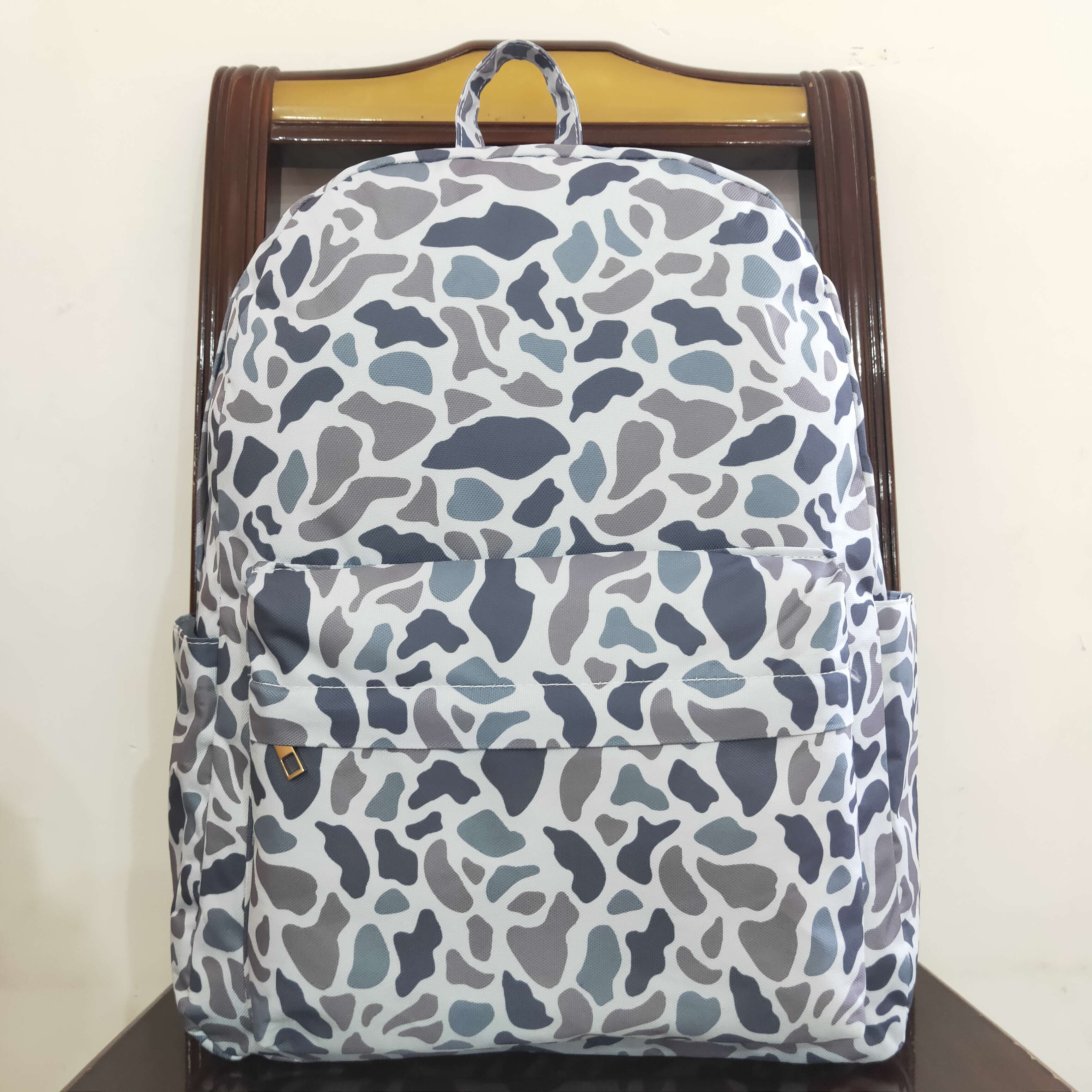 School Backpack Teen - Wholesale RTS Factory Children Camo Grey
