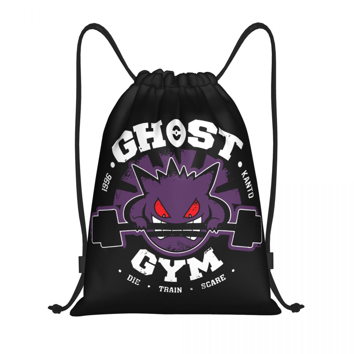 Drawstring Gym Bag - Ghost Gym Drawstring Backpack Gym Sports