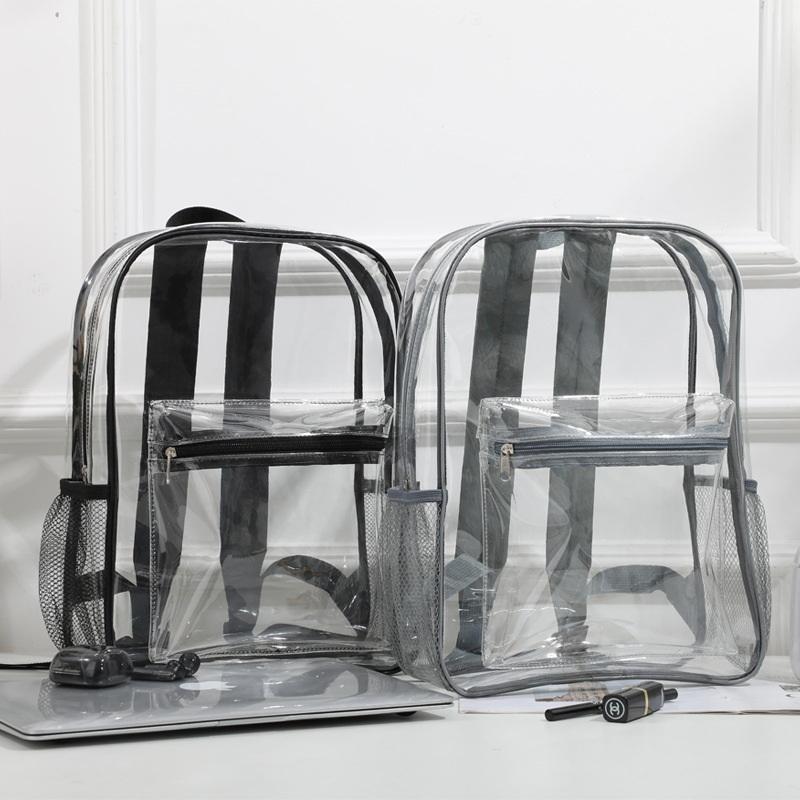 Transparent PVC Outdoor Sports - Canvas Backpack Casual avis et prix