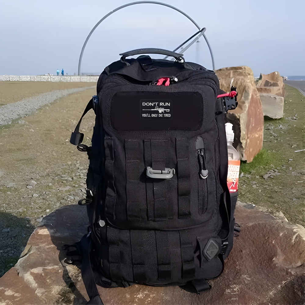 DON'T RUN Fun Meme Tactical Mo - Urban Backpack Tactical avis et prix