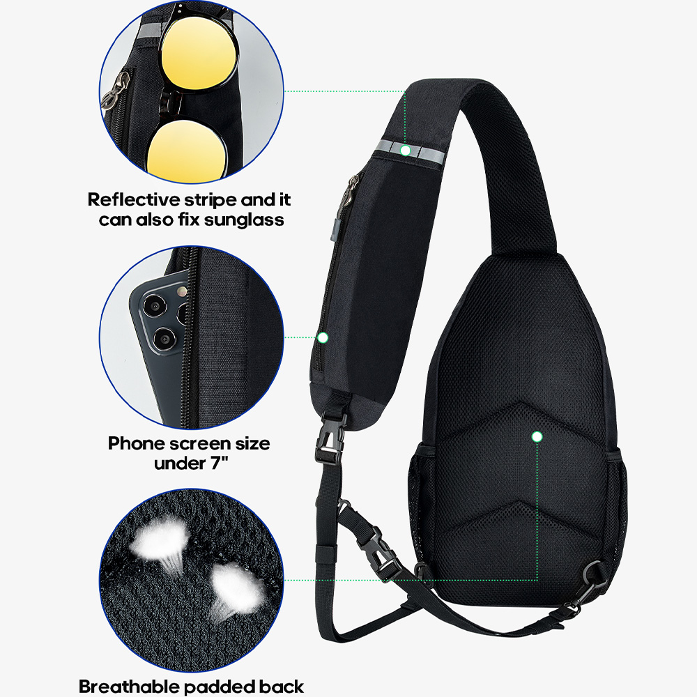 WATERFLY Crossbody Sling Bag C - Sling Backpack Shoulder avis et prix