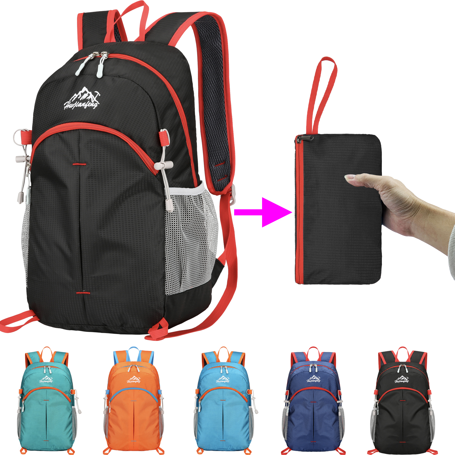 18L Portable Foldable Backpack - Foldable Backpack Small avis et prix