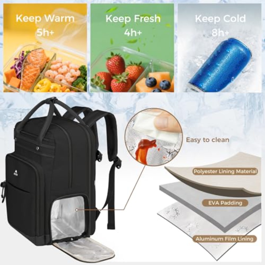 Teacher Backpack with Lunch Co - Laptop Backpack 15.6 avis et prix