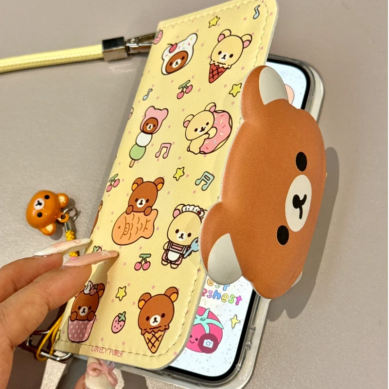 Rilakkuma Cute Cartoon Flip Le - Mini Backpack Purse avis et prix