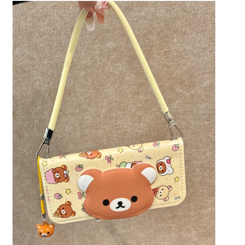 Rilakkuma Cute Cartoon Flip Le - Mini Backpack Purse avis et prix