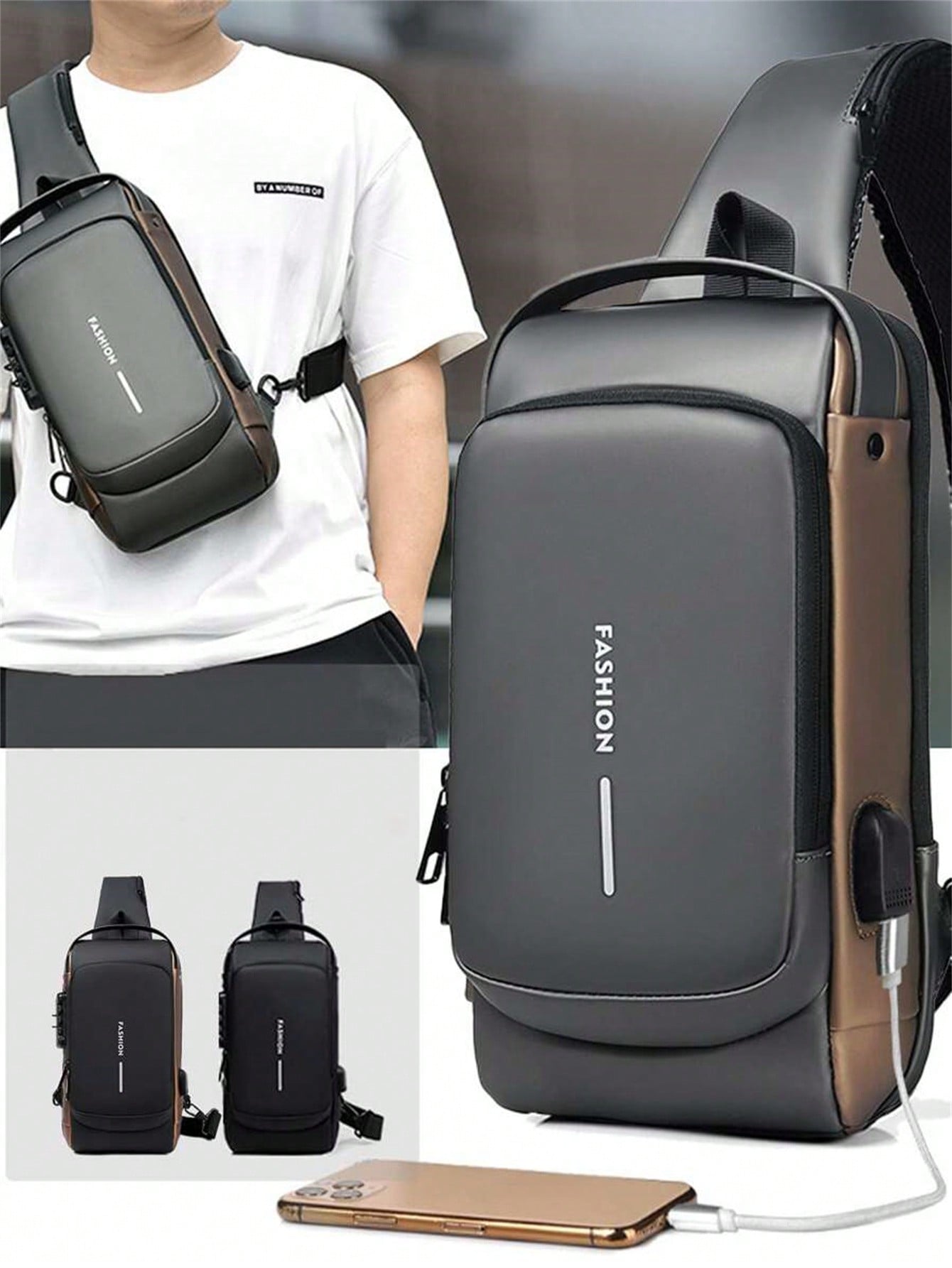 Men's Bags Shoulder Messenger  - Sling Backpack Shoulder avis et prix