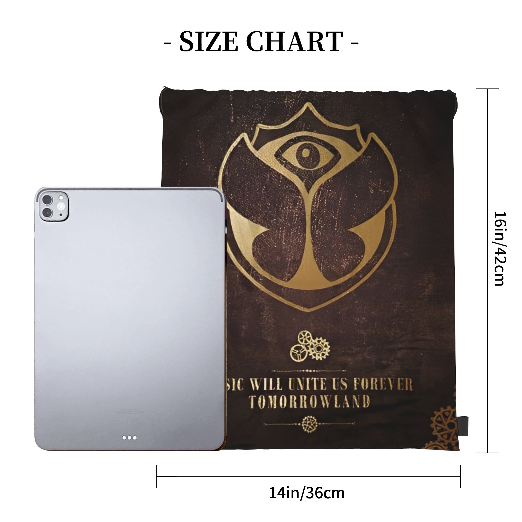 Tomorrowlands  Drawstring Bags - Drawstring Gym Bag avis et prix