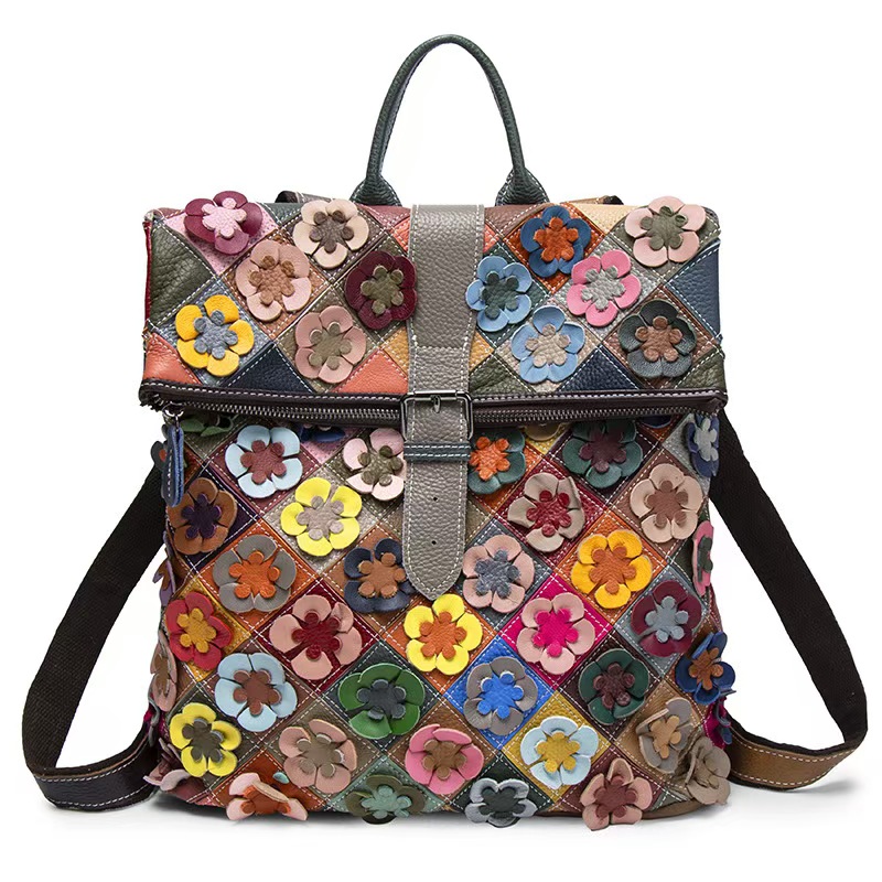 Vintage Women Genuine Leather  - Leather Backpack Vintage avis et prix