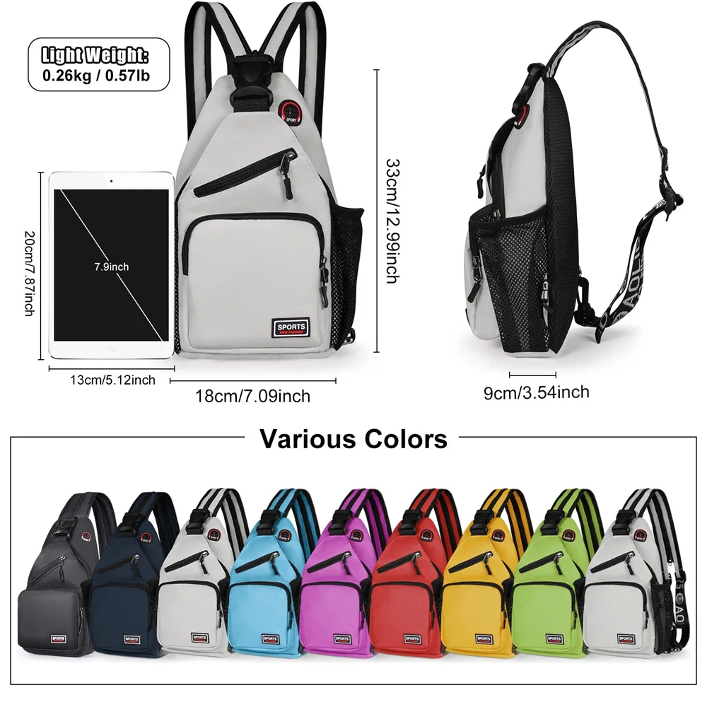 Multi-pocket Casual Chest Bag  - Sling Backpack Shoulder avis et prix