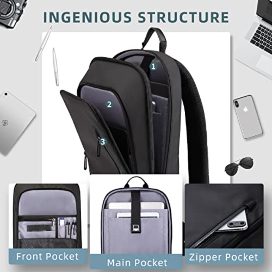 Backpack for Men Business Slim - Travel Backpack Anti Theft avis et prix
