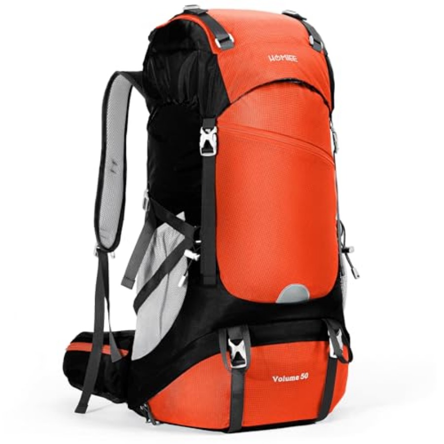 50L Hiking Backpack Travel Bag - Rain Cover Backpack avis et prix