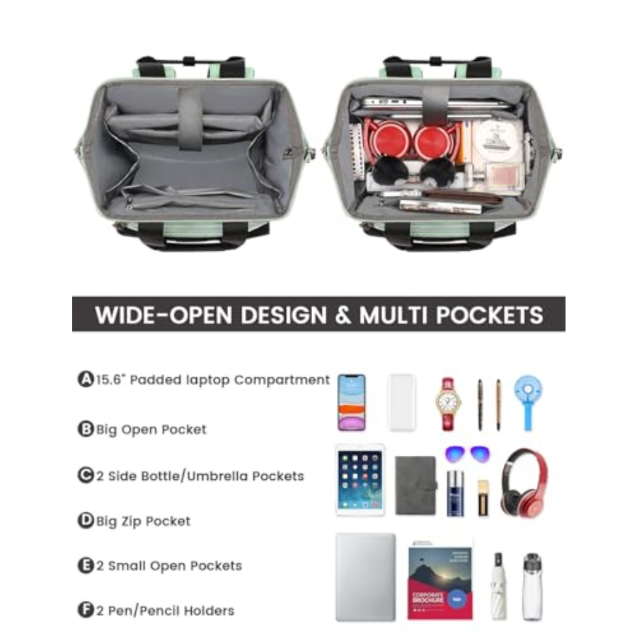 Laptop Backpack for WomenColle - Travel Backpack Anti Theft avis et prix