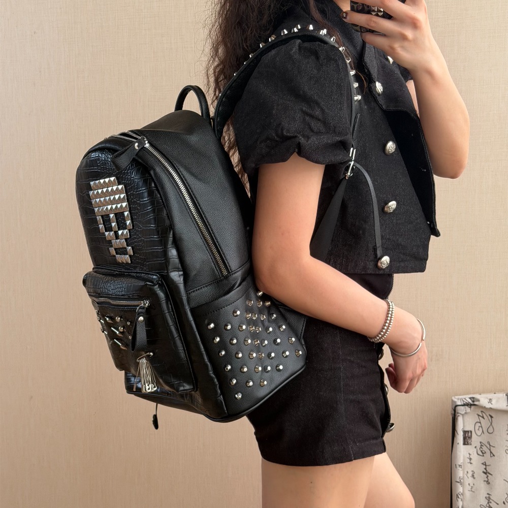 Original Black Crocodile Patte - Fashion Backpack Women avis et prix