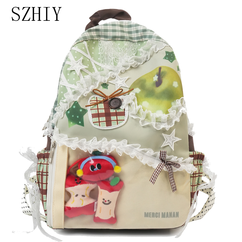 Colorful Backpack for College  - Canvas Backpack Casual avis et prix
