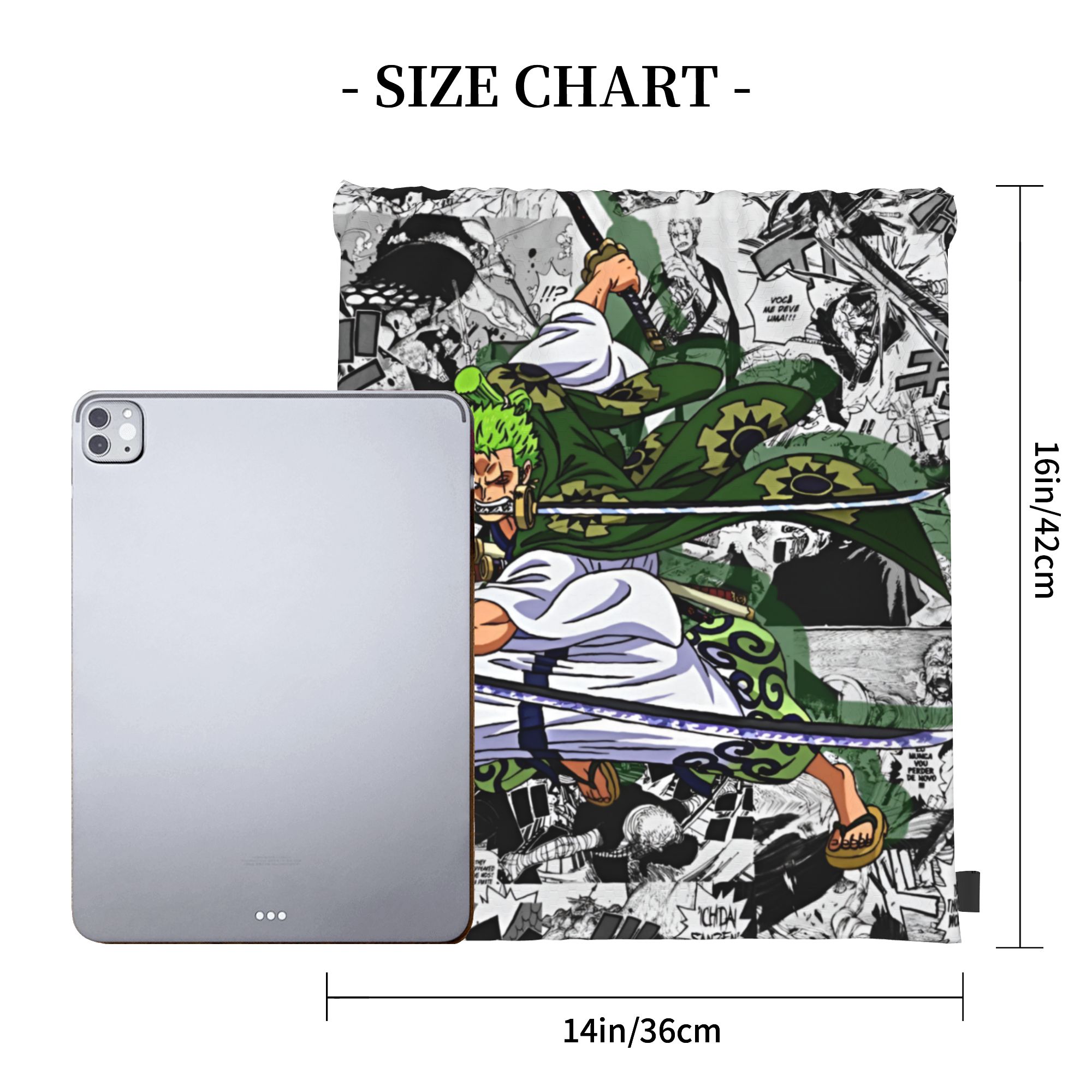 Custom Zoro O-One P-Piece Draw - Drawstring Gym Bag avis et prix