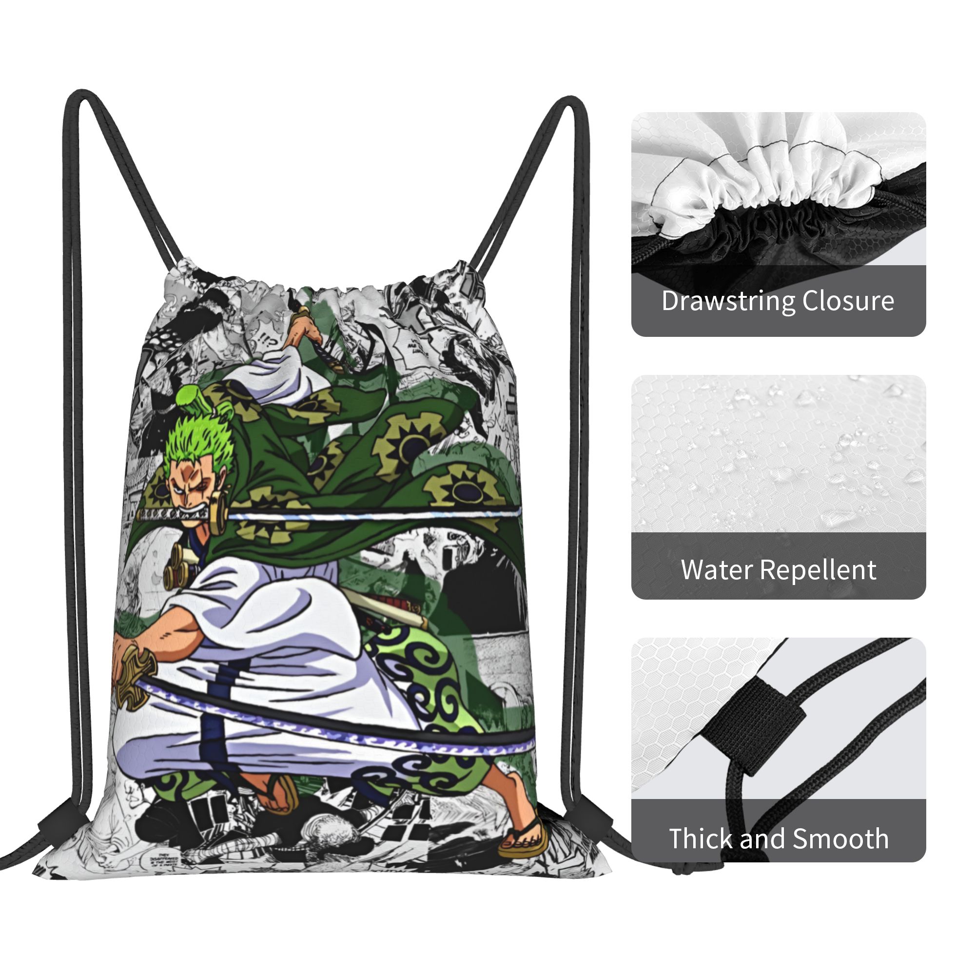 Custom Zoro O-One P-Piece Draw - Drawstring Gym Bag avis et prix