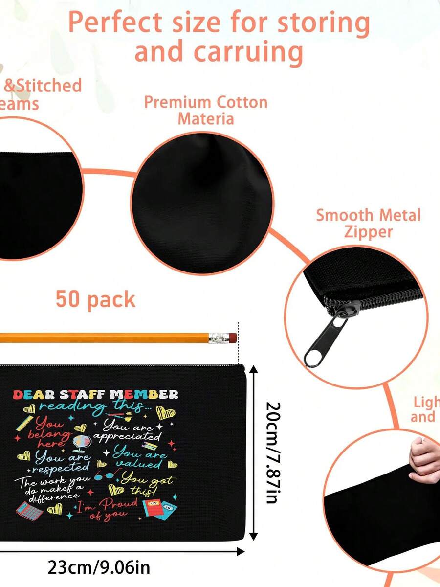 Durable Canvas Zipper Pouch Mu - Canvas Backpack Casual avis et prix