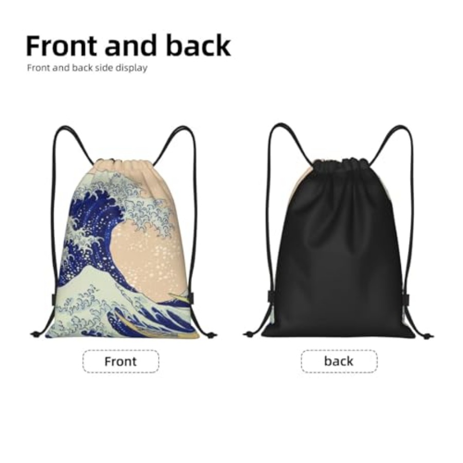 Japanese Kanagawa Ocean Great  - Drawstring Gym Bag avis et prix