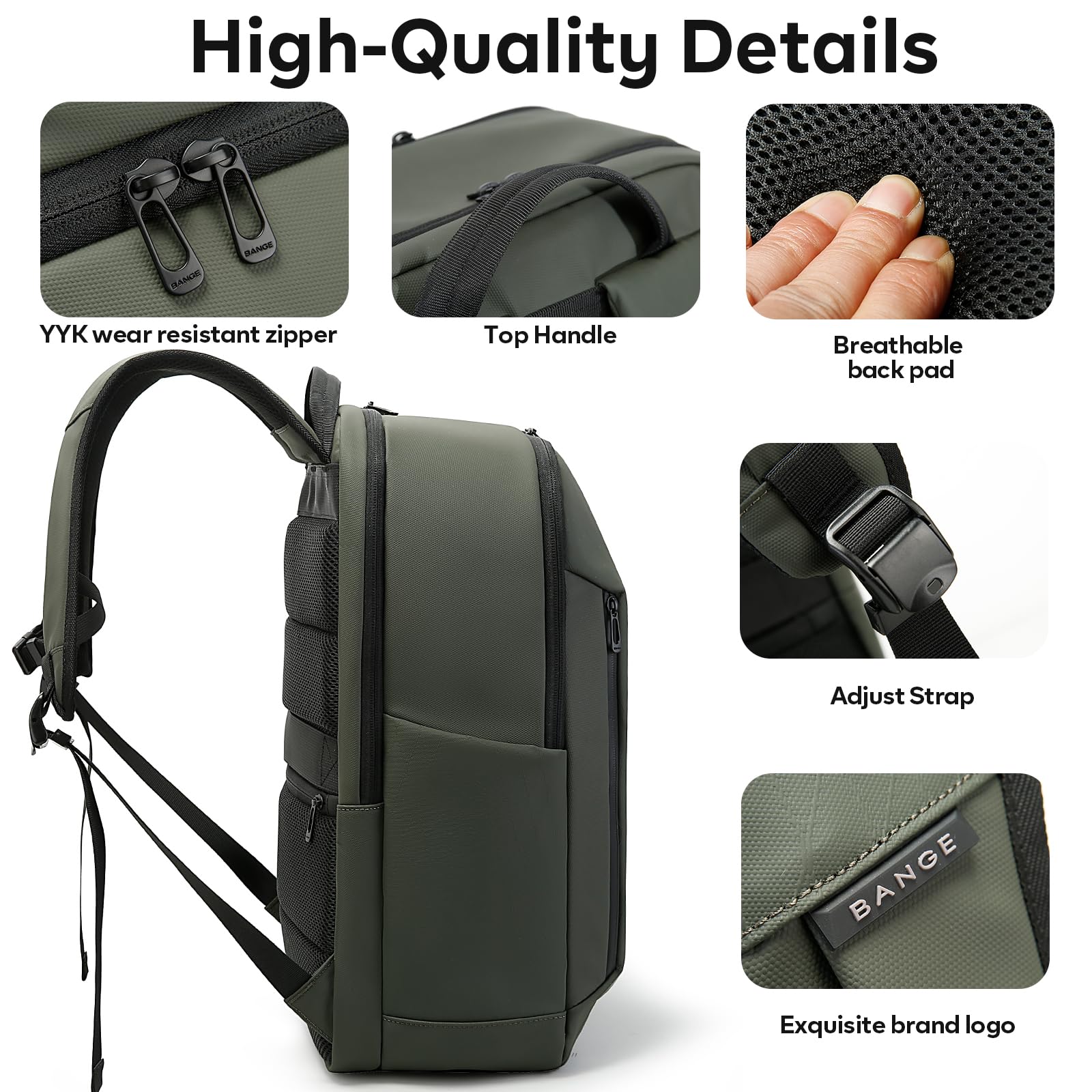 BANGE Fashion Simple Design Wo - Travel Backpack Anti Theft avis et prix