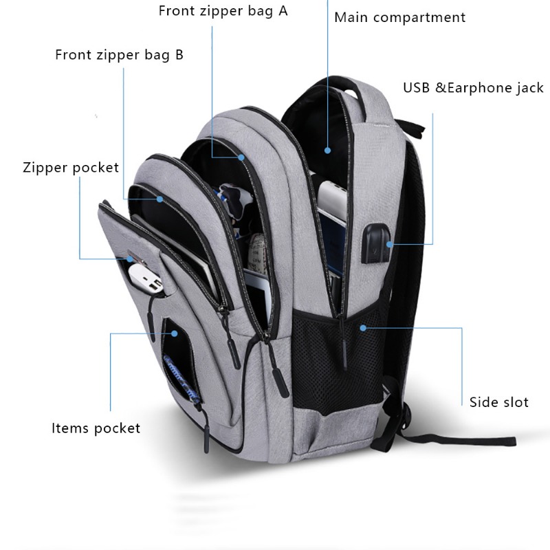 Large Capacity Backpack Men La - School Backpack Teen avis et prix