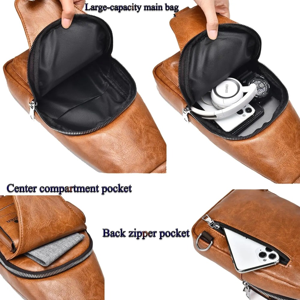 Sling Bag for Men Crossbody Ch - Sling Backpack Shoulder avis et prix