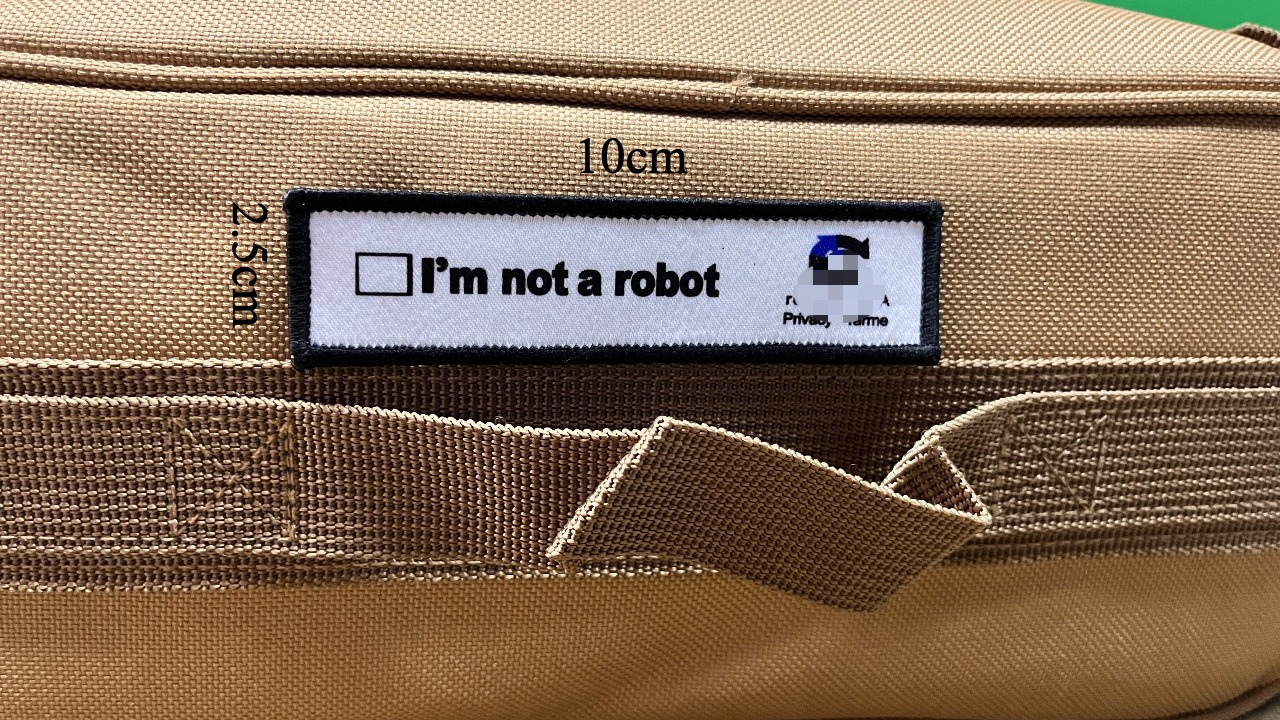 I'm Not A Robot Tactical Patch - Urban Backpack Tactical avis et prix