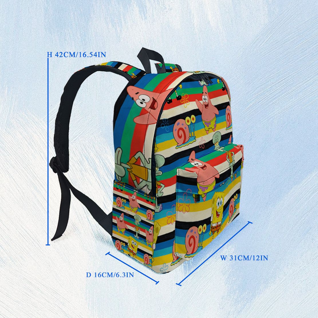 SpongeBob SquarePants Striped  - School Backpack Teen avis et prix