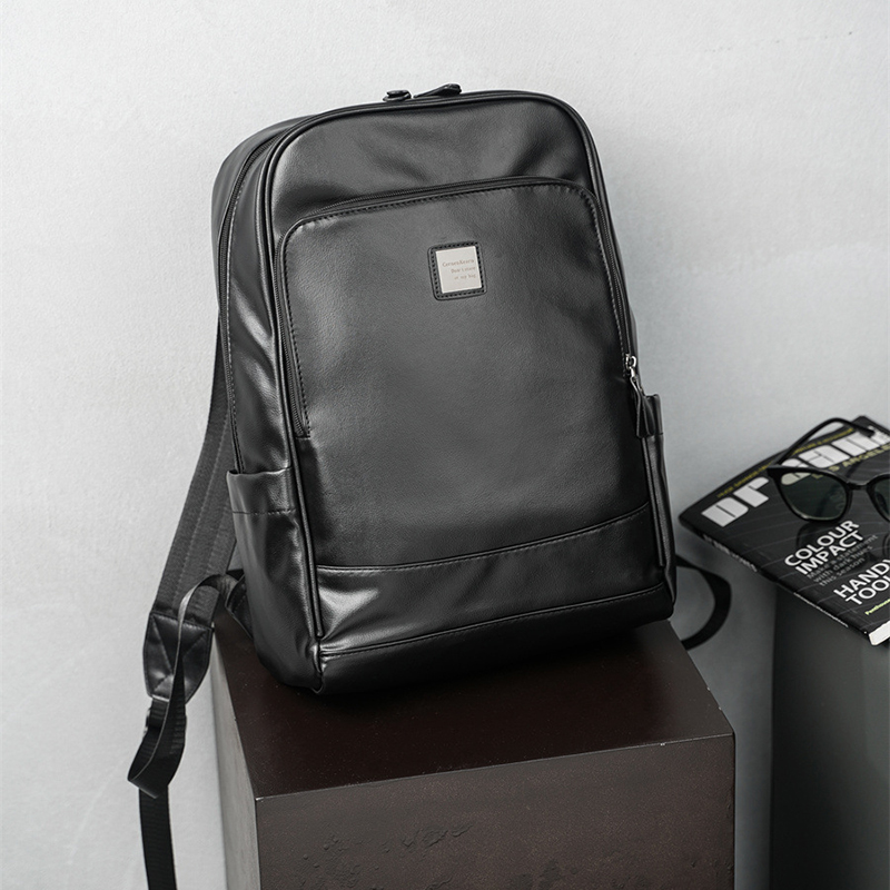 Man's PU Leather Backpack Exec - Leather Backpack Vintage avis et prix