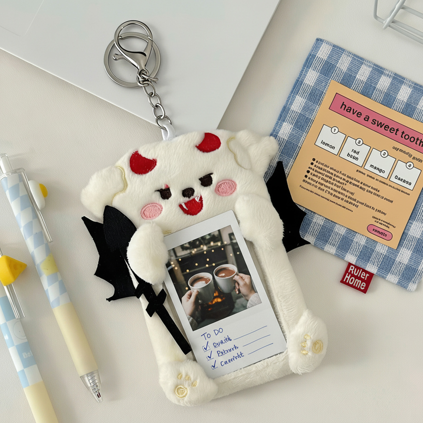 Plush Angel Devil Keychain Cut - Fashion Backpack Women avis et prix