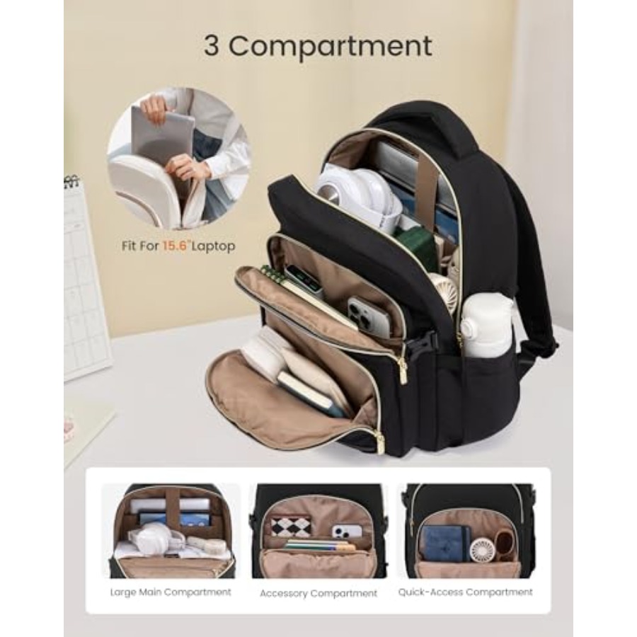 Laptop Backpack for Women, Wor - School Backpack Teen avis et prix