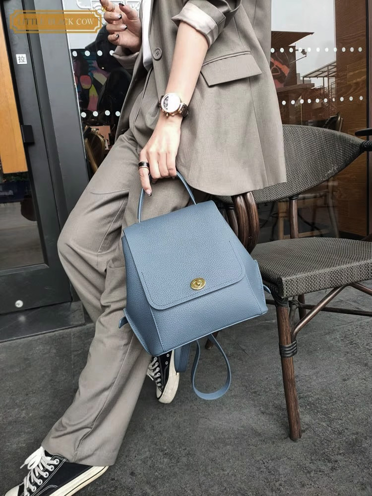 Genuine Leather Backpack Women - Leather Backpack Vintage avis et prix