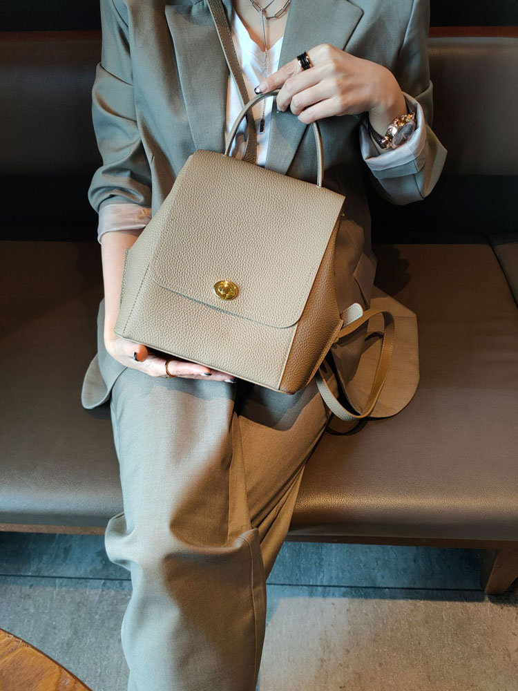 Genuine Leather Backpack Women - Leather Backpack Vintage avis et prix