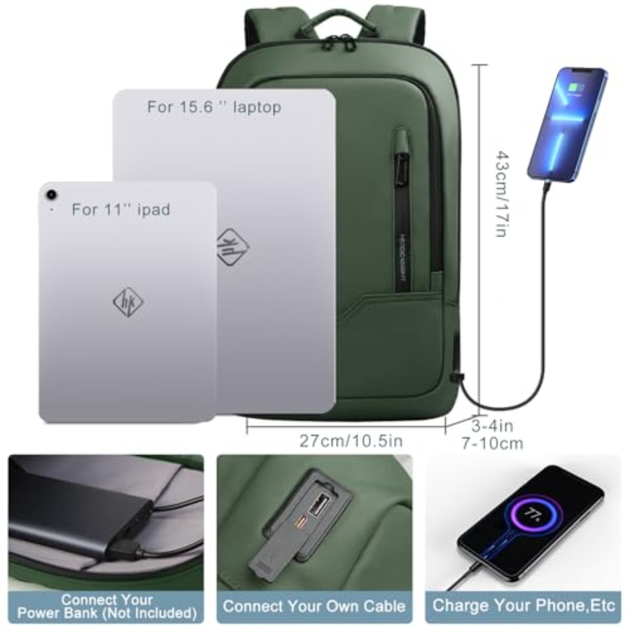 Backpack for Men Business Slim - Travel Backpack Anti Theft avis et prix