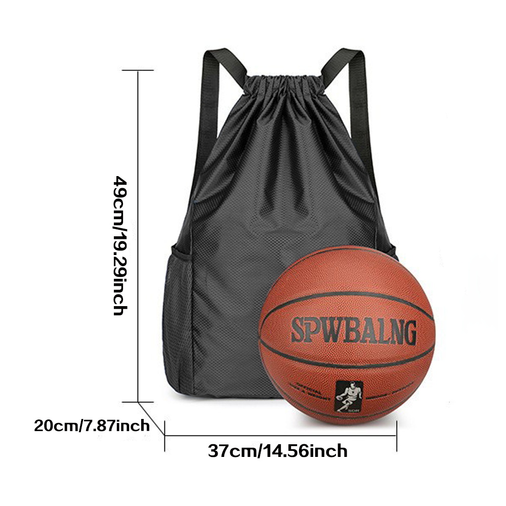 Black drawstring bag, gym back - Drawstring Gym Bag avis et prix