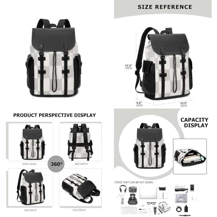 Laptop Backpack for Men Luxury - Travel Backpack Anti Theft avis et prix