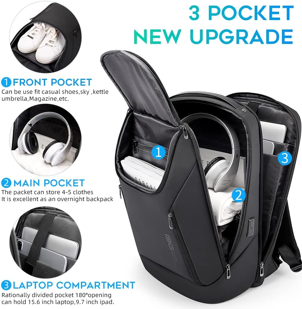 Waterproof Business Backpack w - Laptop Backpack 15.6 avis et prix