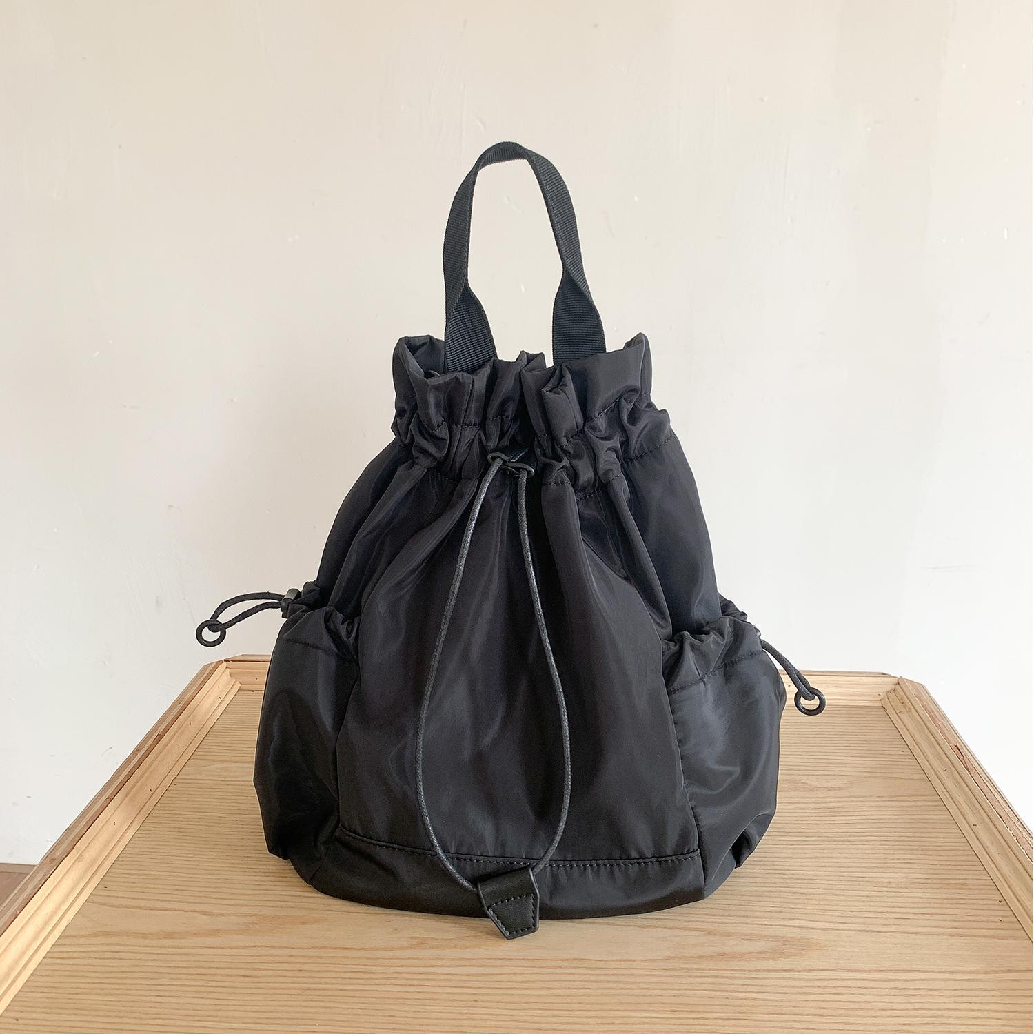 Multi-function Drawstring Buck - Canvas Backpack Casual avis et prix