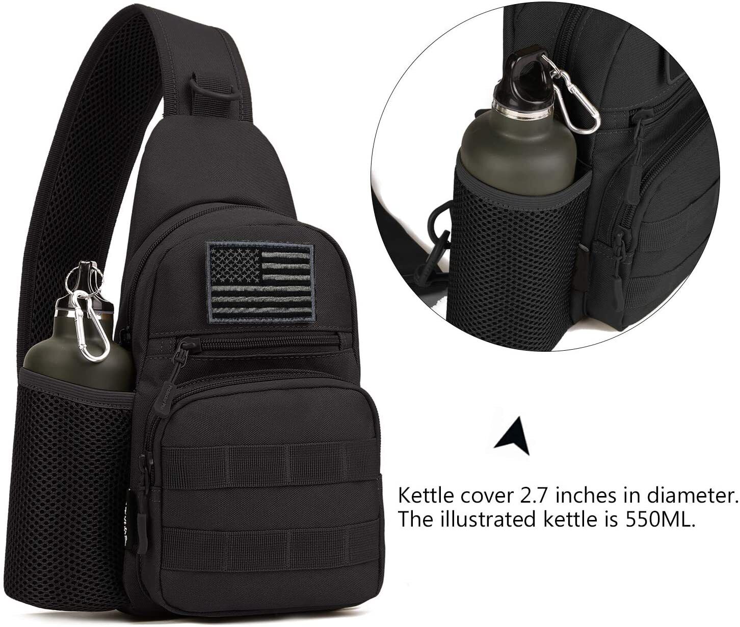Tactical Sling Crossbody Backp - Sling Backpack Shoulder avis et prix