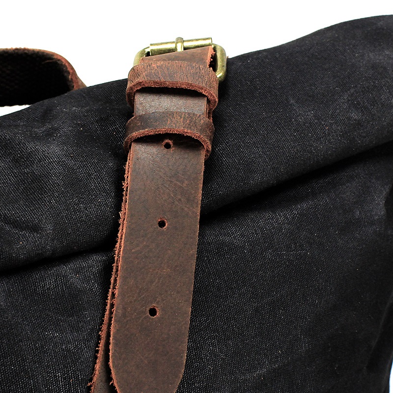 Retro Canvas Leather Backpacks - Leather Backpack Vintage avis et prix